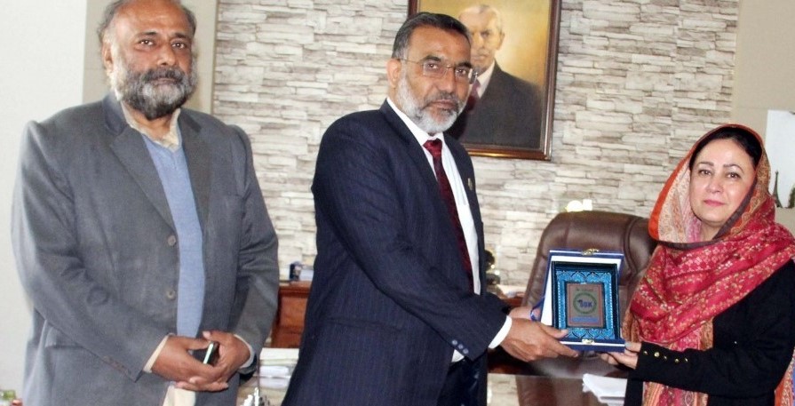 Muhammad Aslam Ghani (Director General NIM)  called on Vice Chancellor on 14 February 2024
